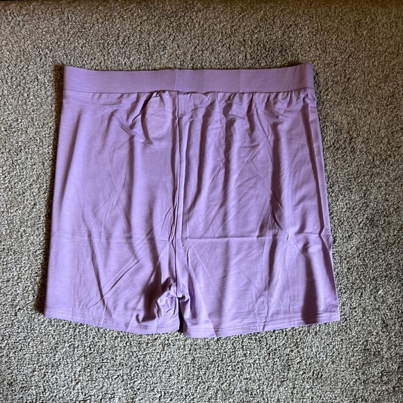 Bubble baby pajama shorts womens XXL XXXL purple bamboo biker stretch casual - Picture 3 of 11